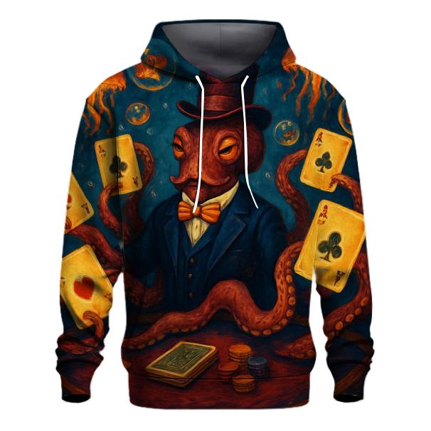 Card Dealer Octopus hoodies fashion