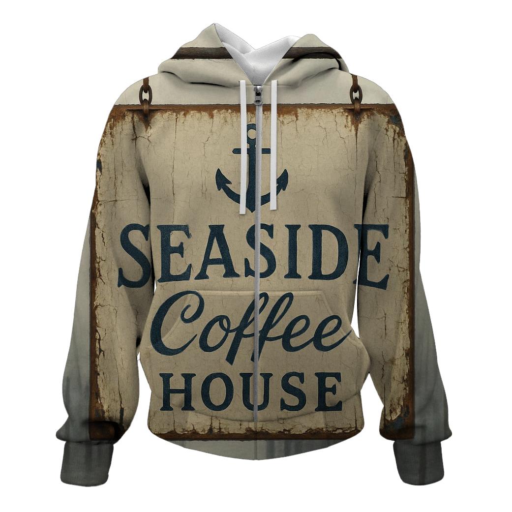 Old Harbor Coffee House Signboard hoodie trends