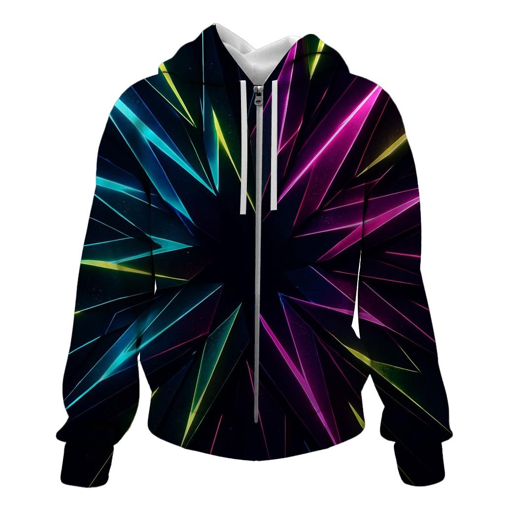 Electric Prism Pulse heavyweight hoodies