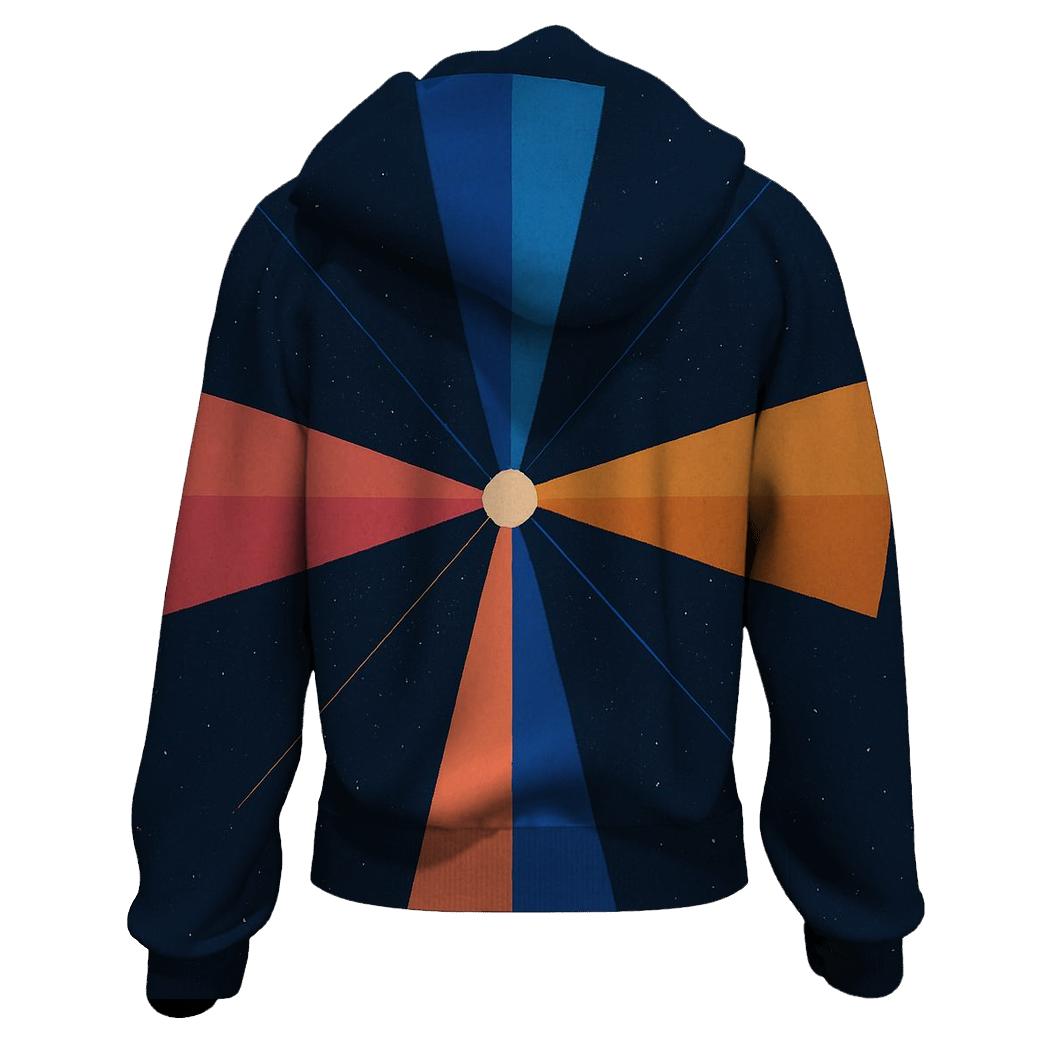 Pulsar Beam Fan Crosshatch designer hoodies