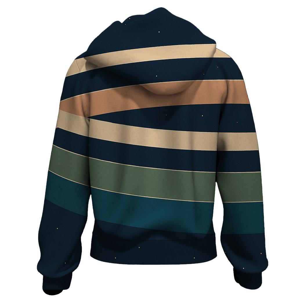 Ring Plane Parallel Belts printed hoodies