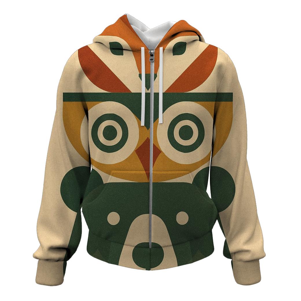 Geometric Animal Totems hoodie trends