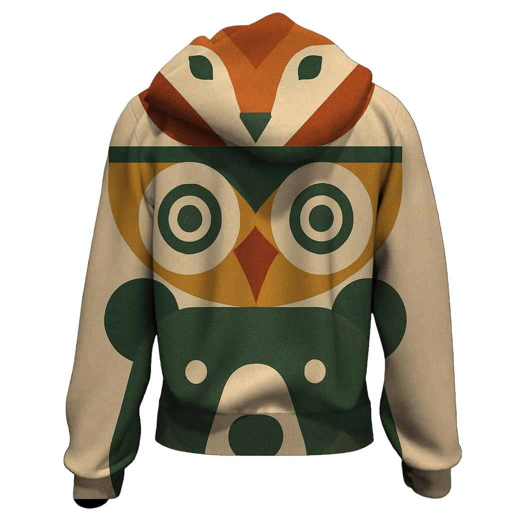 Geometric Animal Totems hoodie trends