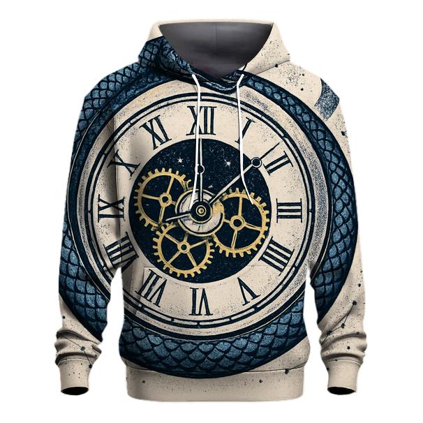Celestial Clockwork Ouroboros lightweight hoodies