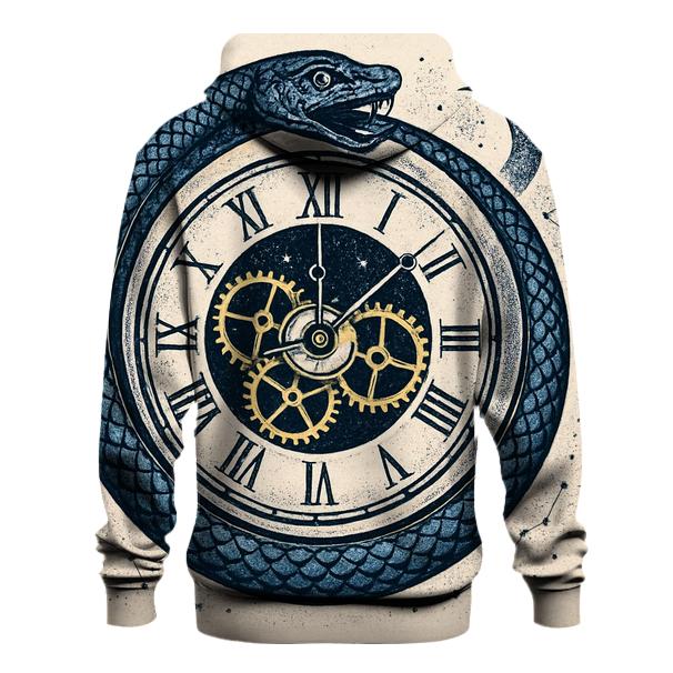 Celestial Clockwork Ouroboros lightweight hoodies