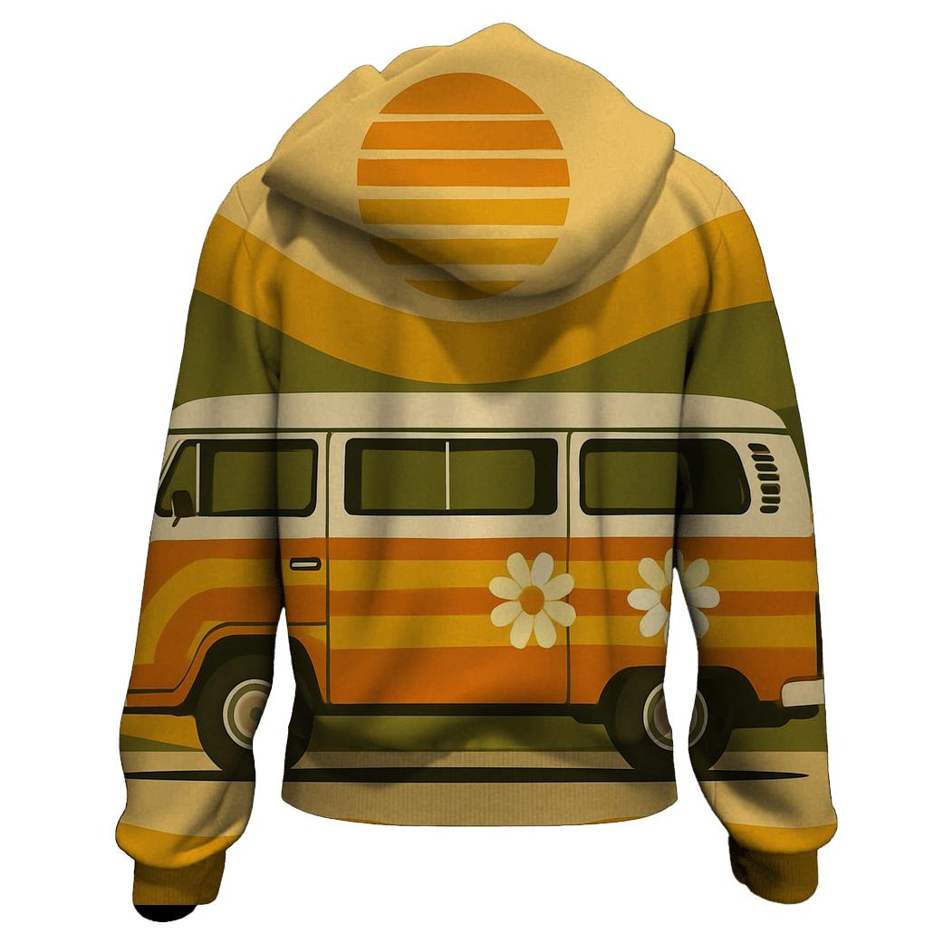 Groove Bus Road Trip Scene designer hoodies