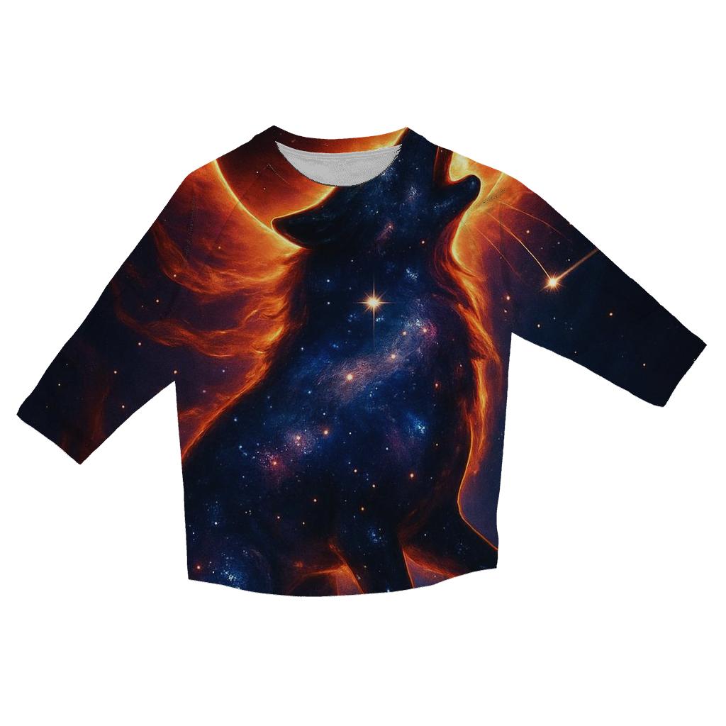 Astral Howl Eclipse cotton quarter sleeve shirts