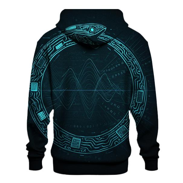 Quantum Circuit Ouroboros hoodie designs