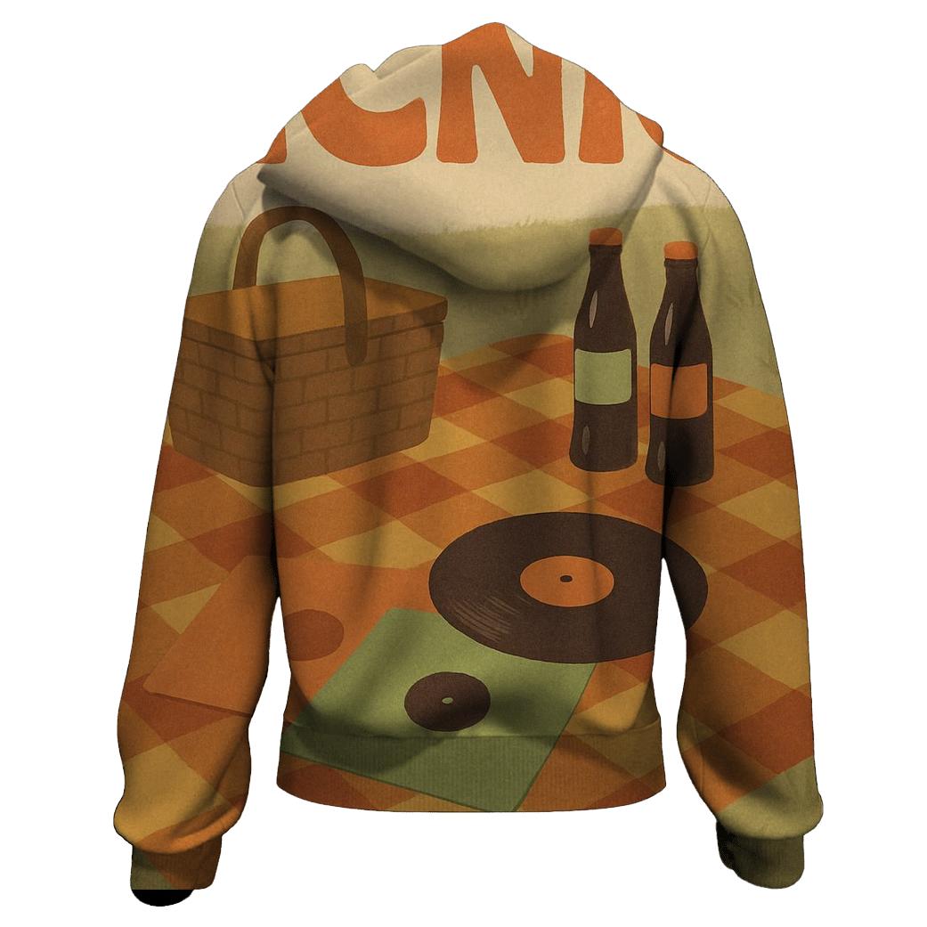 Seventies Summer Picnic Poster custom hoodies