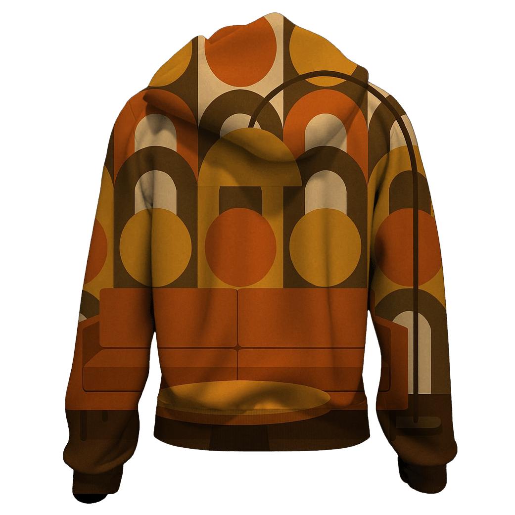 Modular Geometric Living Room graphic hoodies