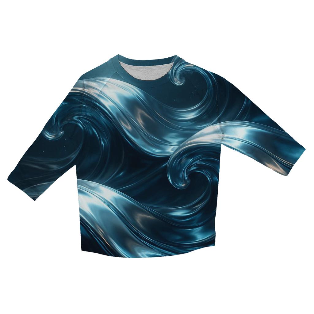 Celestial Prism Tide fashion 3/4 sleeve shirts