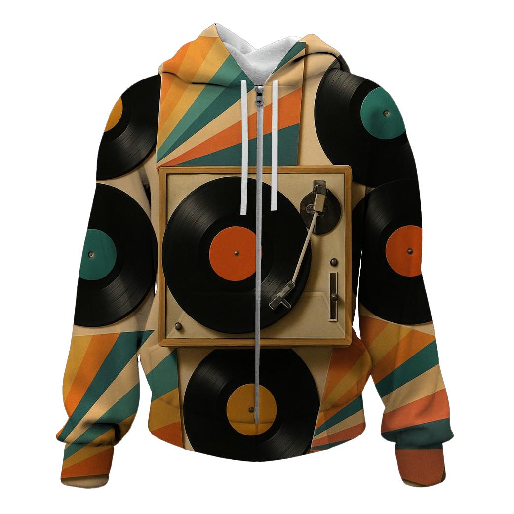 Sunbeam Stripe Record Collection lightweight hoodies