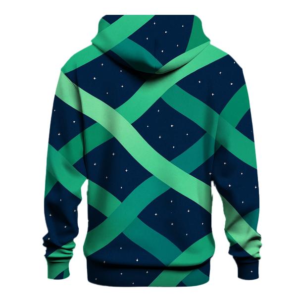 Aurora Ribbon Lattice heavyweight hoodies