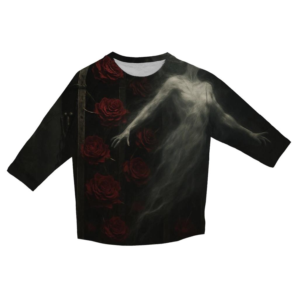 Blood Roses Of The Iron Maiden fashion 3/4 sleeve shirts