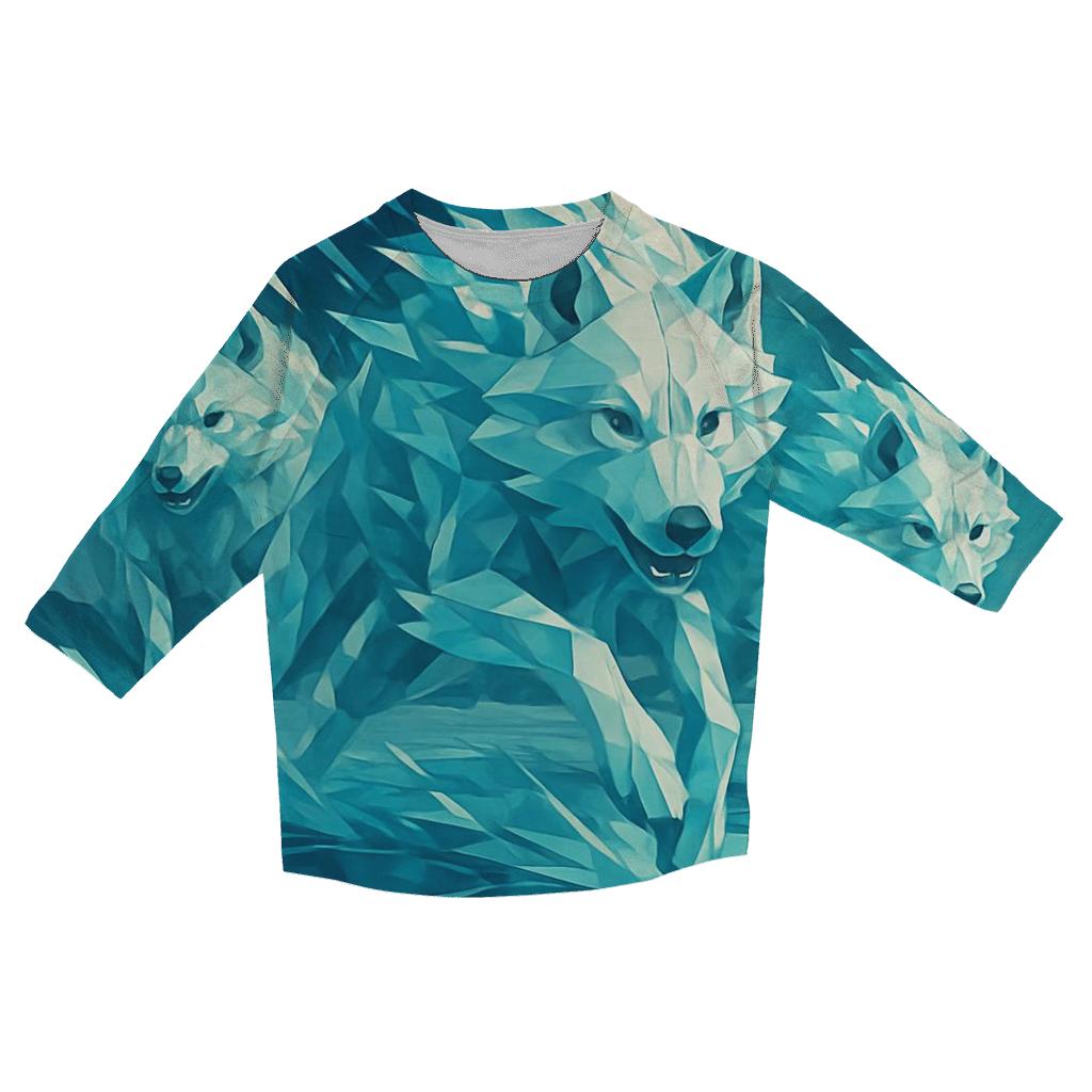 Shattered Ice Pack Run casual three quarter sleeve shirts