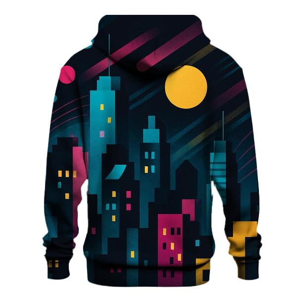 Chromatic City Rhythm embroidered hoodies