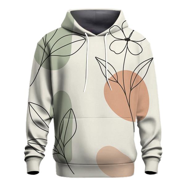 Botanical Line Echo pullover hoodies