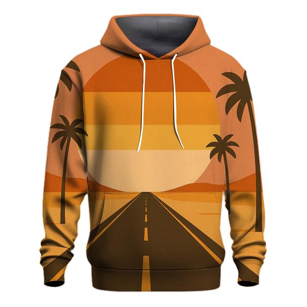 Sunset Boulevard Striped Horizon heavyweight hoodies