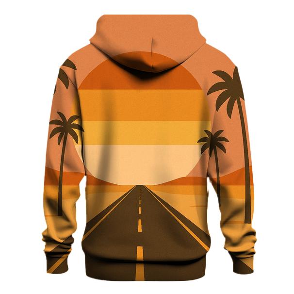 Sunset Boulevard Striped Horizon heavyweight hoodies