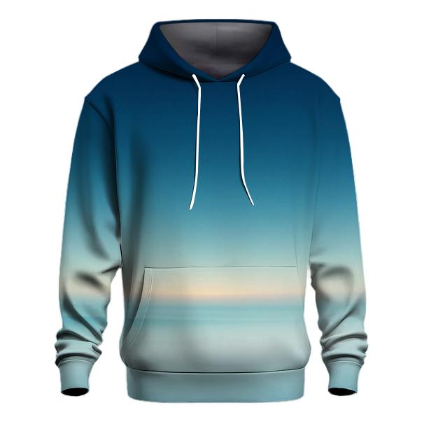 Glacial Dawn Horizon printed hoodies