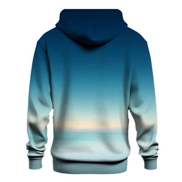 Glacial Dawn Horizon printed hoodies