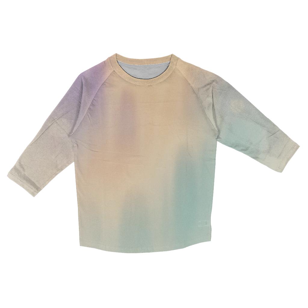 Pastel Cloudfall Veil printed three quarter sleeve shirts
