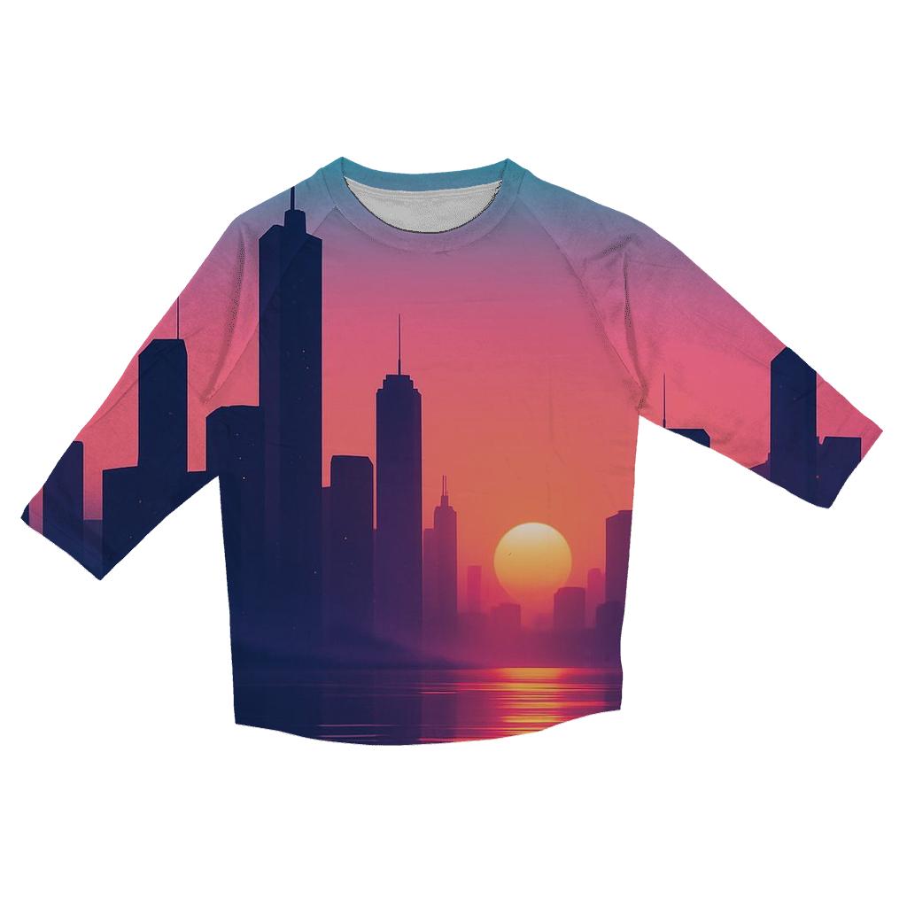 City Of Melting Skies cotton quarter sleeve shirts