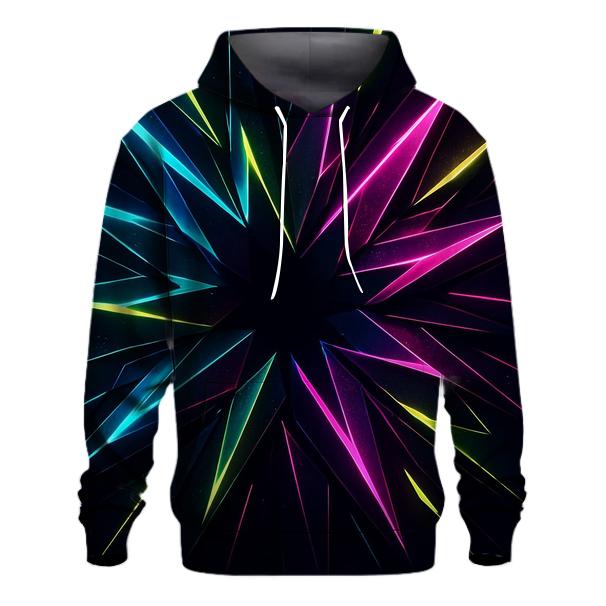 Electric Prism Pulse lightweight hoodies