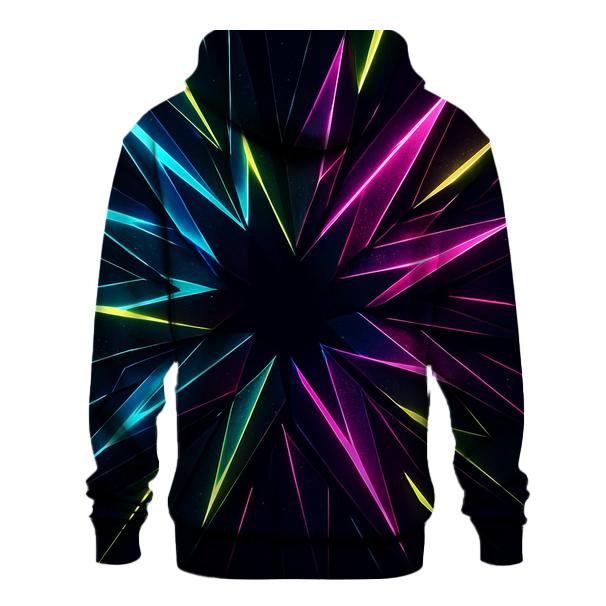 Electric Prism Pulse lightweight hoodies