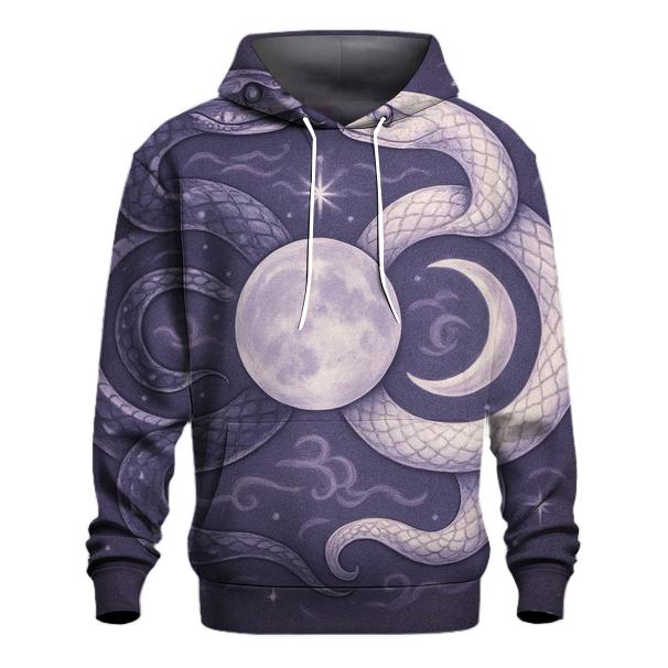 Lunar Mirror Ouroboros Twins heavyweight hoodies