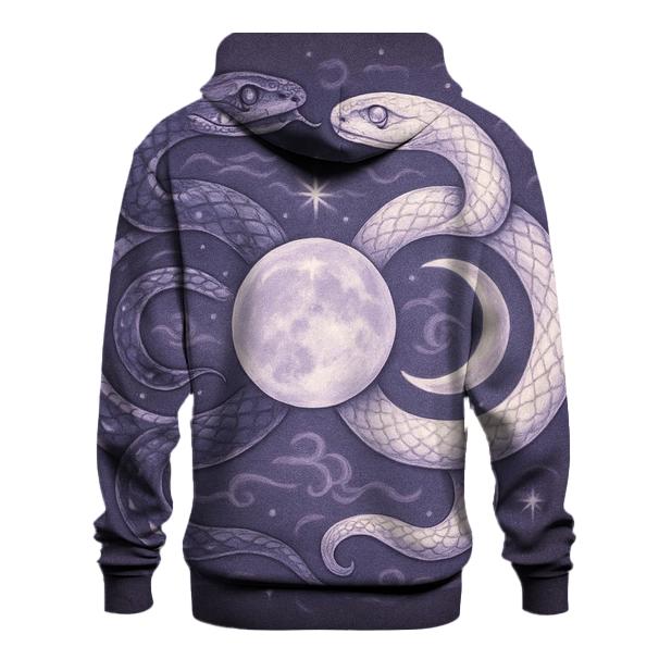 Lunar Mirror Ouroboros Twins heavyweight hoodies