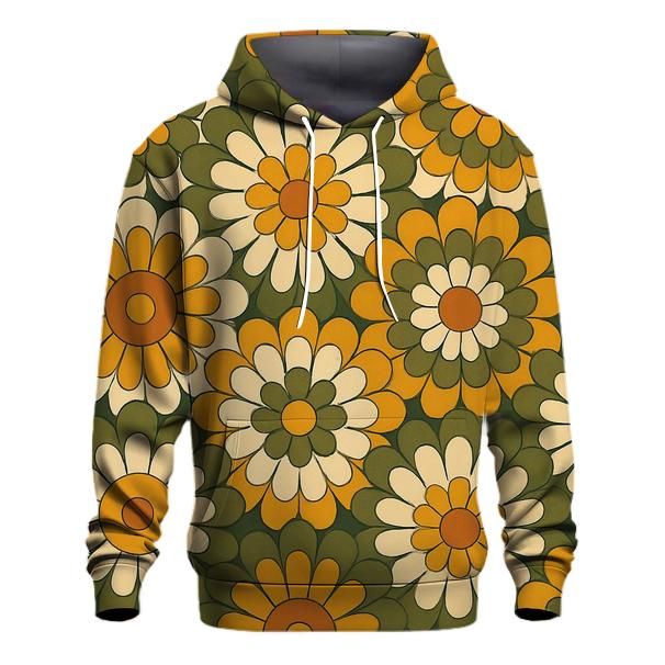 Flower Power Kaleidoscope Rings printed hoodies