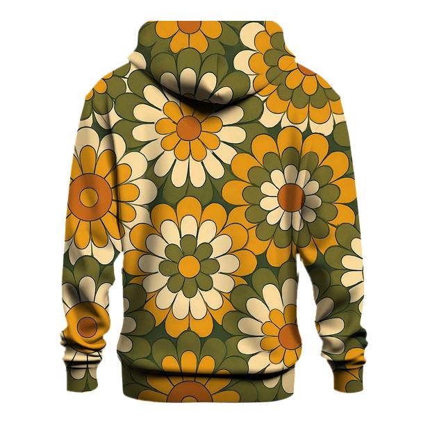 Flower Power Kaleidoscope Rings printed hoodies
