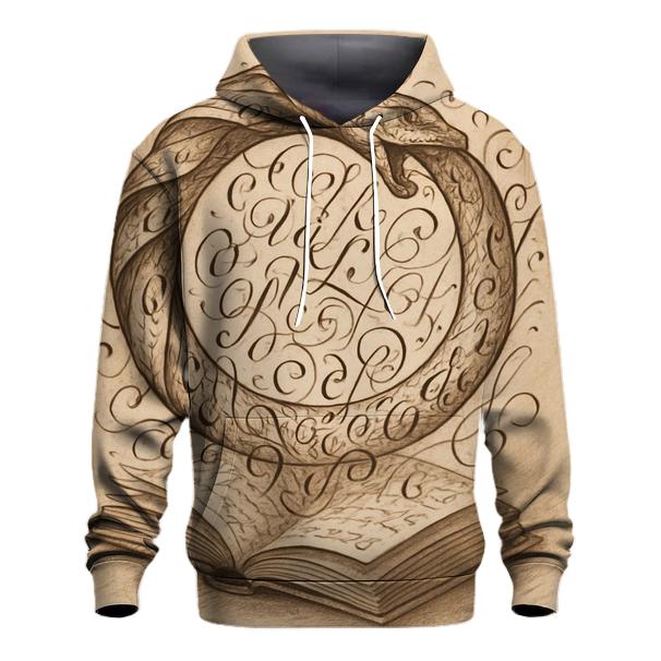 Library Of Endless Pages Ouroboros hoodie designs