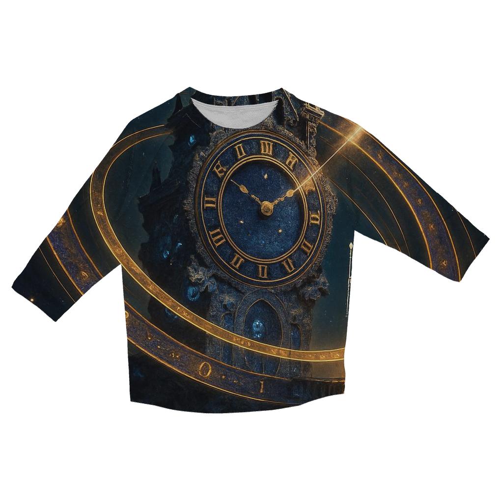 Chrono Rings Of The Cosmic Clocktower custom 3/4 sleeve shirts