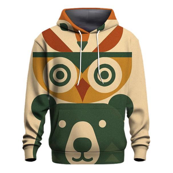 Geometric Animal Totems hoodie styles