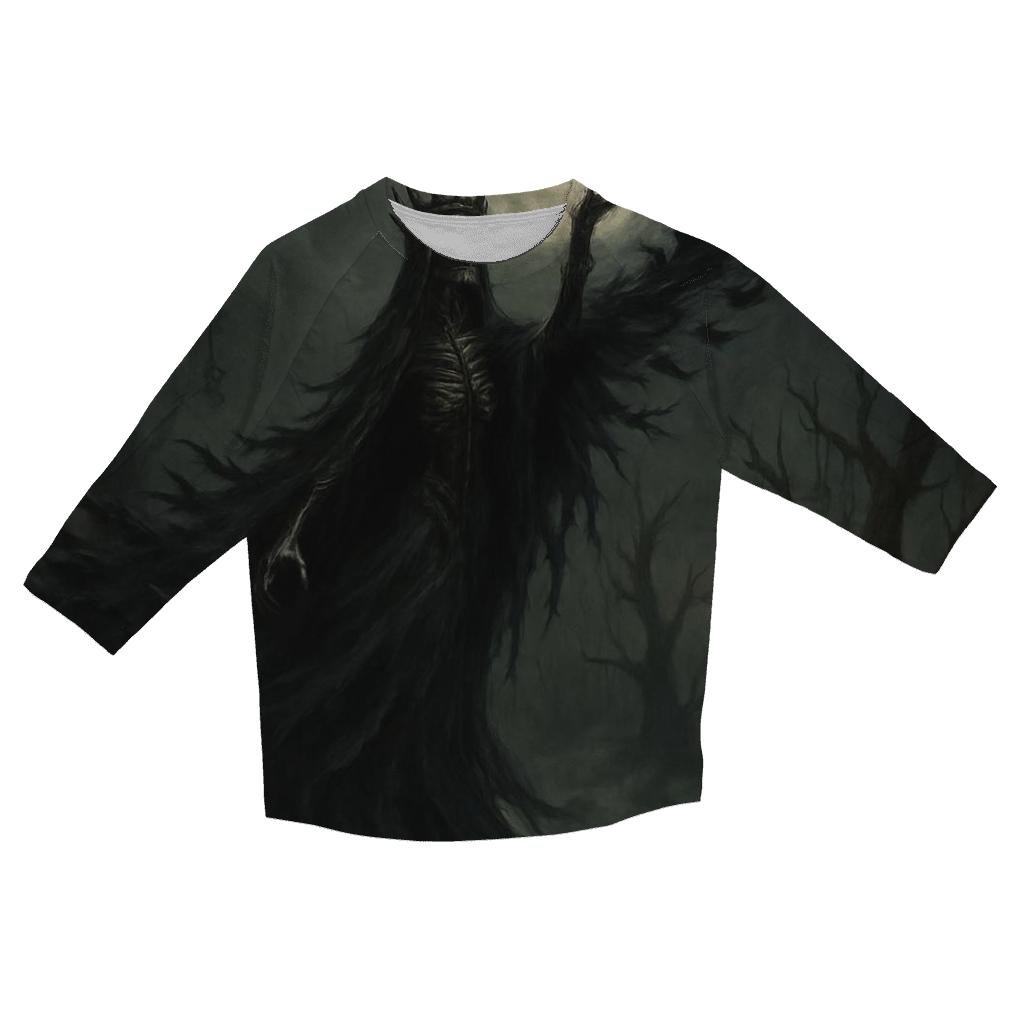 Raven Queen Of The Black Mire cotton quarter sleeve shirts