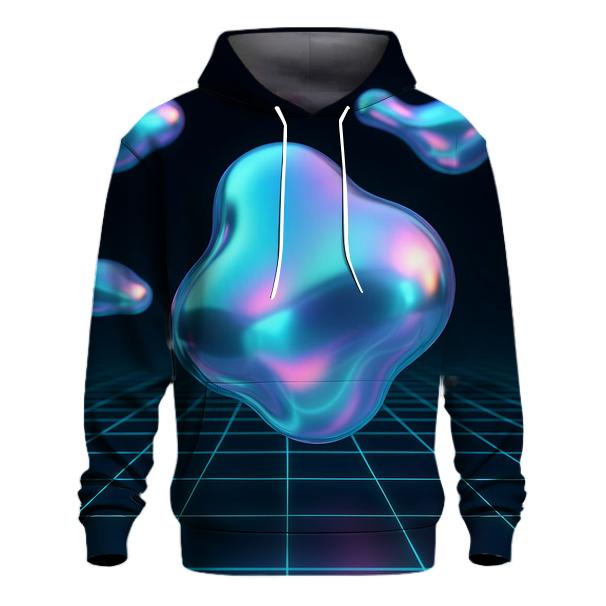 Holographic Liquid Grid hoodie styles