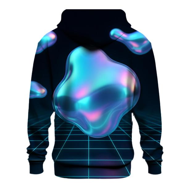 Holographic Liquid Grid hoodie styles