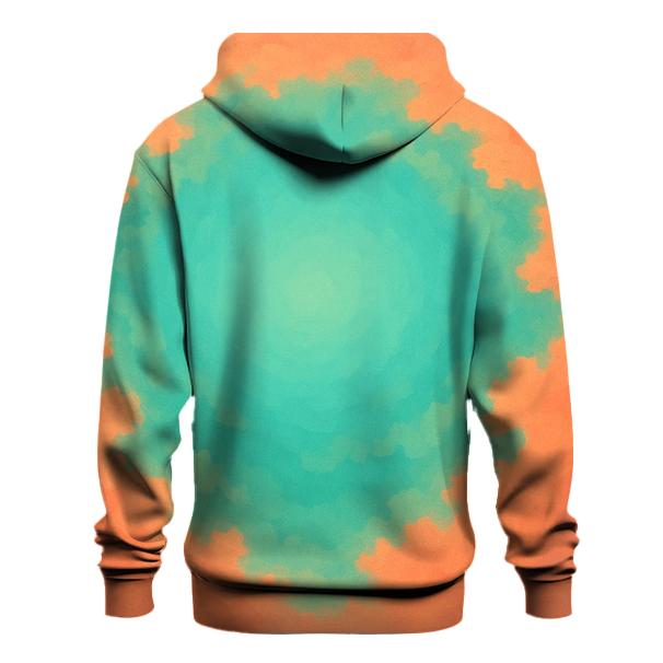 Coral Lagoon Fade designer hoodies