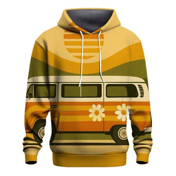Groove Bus Road Trip Scene premium hoodies