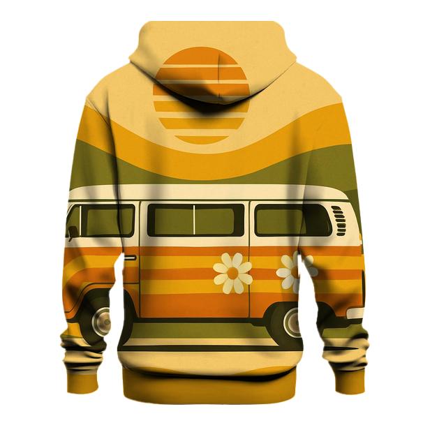 Groove Bus Road Trip Scene premium hoodies