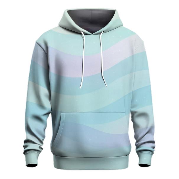 Pastel Opal Shimmer Wave hoodies fashion
