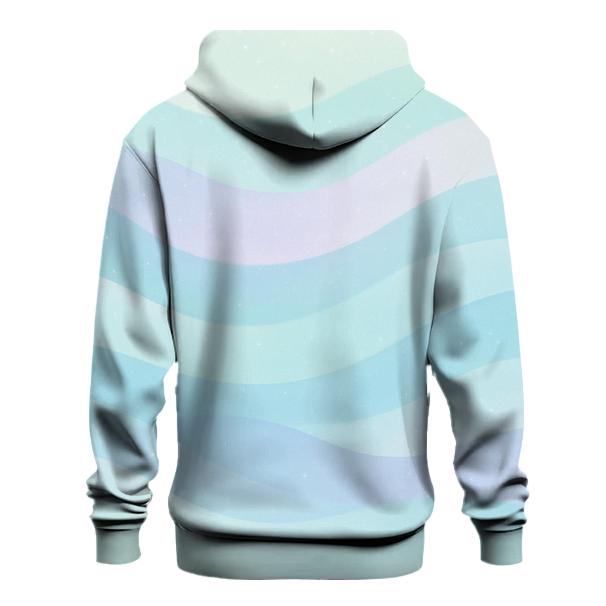 Pastel Opal Shimmer Wave hoodies fashion