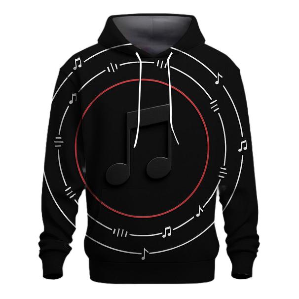 Minimal Note Orbit hoodie styles