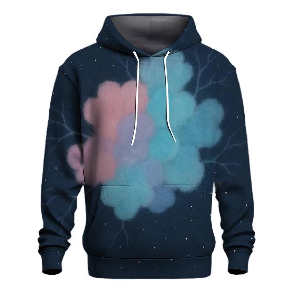 Nebula Knot Cluster Panel lightweight hoodies