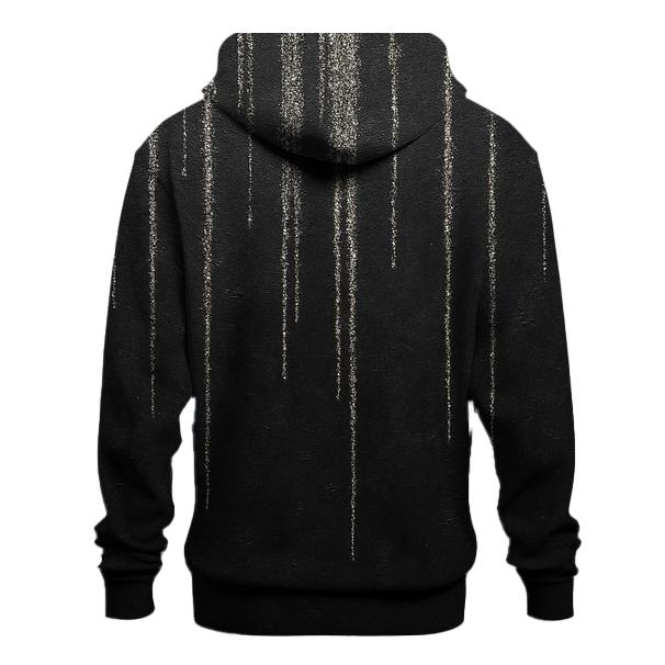 Charcoal Starlit Drizzle zip-up hoodies