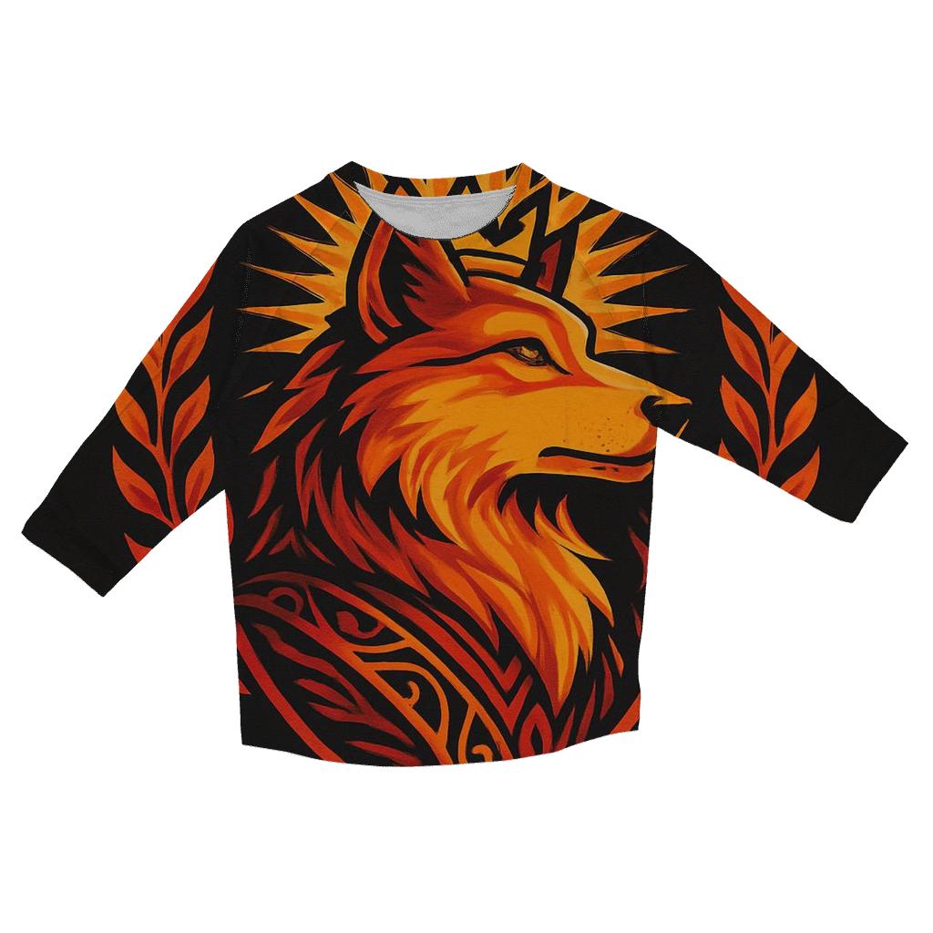 Sunfire Alpha Crest trendy 3/4 sleeve tops