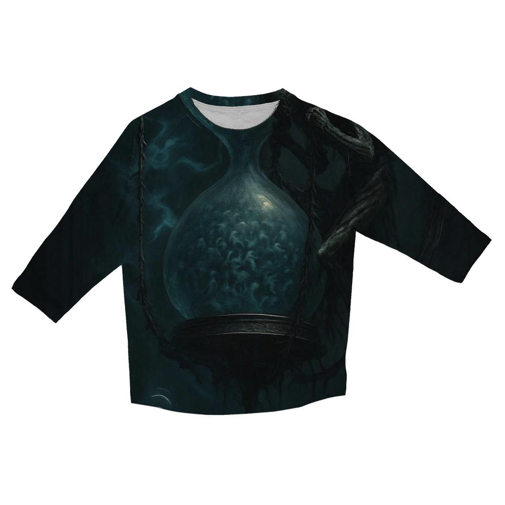 Hourglass Of The Forsaken Choir cotton quarter sleeve shirts