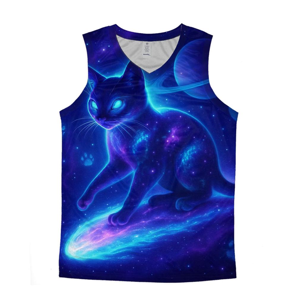 Nebula Voyager Cat sports performance tank tops